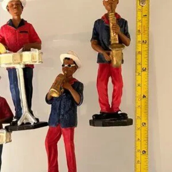 Jazz Figurines (Set of Five) Vintage! (c/x) - Picture 2 of 13